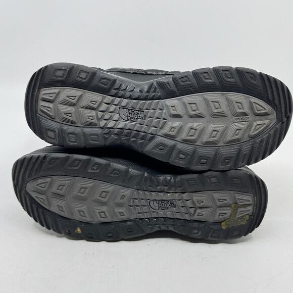 THE NORTH FACE ThermoBall Black Quilted Fleece-Lined Button Snow Boots - Picture 6 of 11